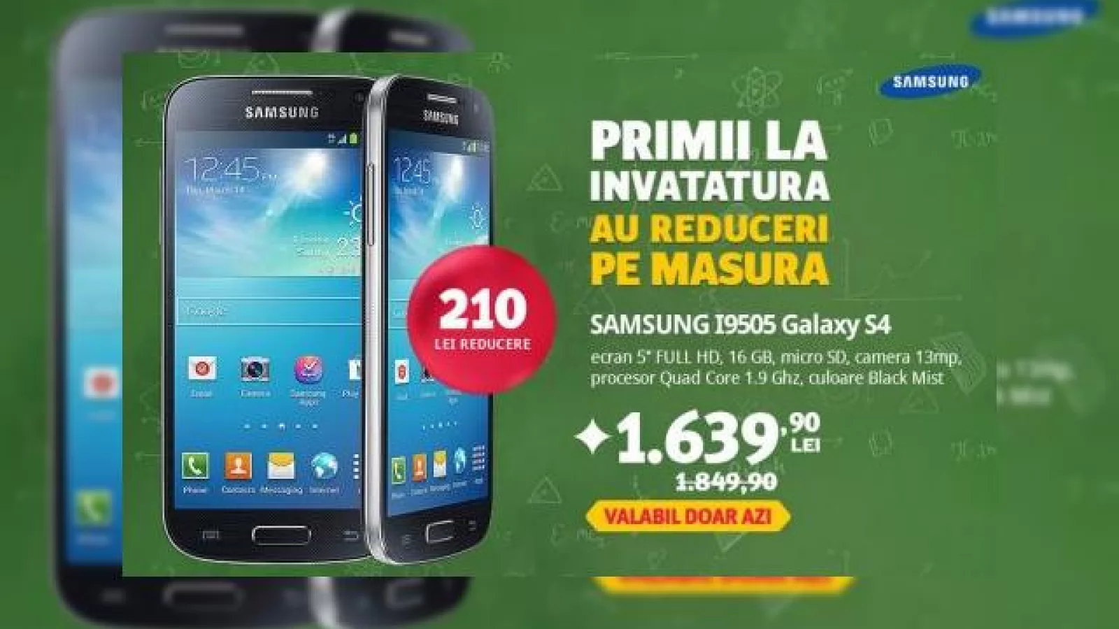 Altex oferă o serie de reduceri pentru smartphone-urile din stoc; Samsung Galaxy S4 la doar 1.639 lei