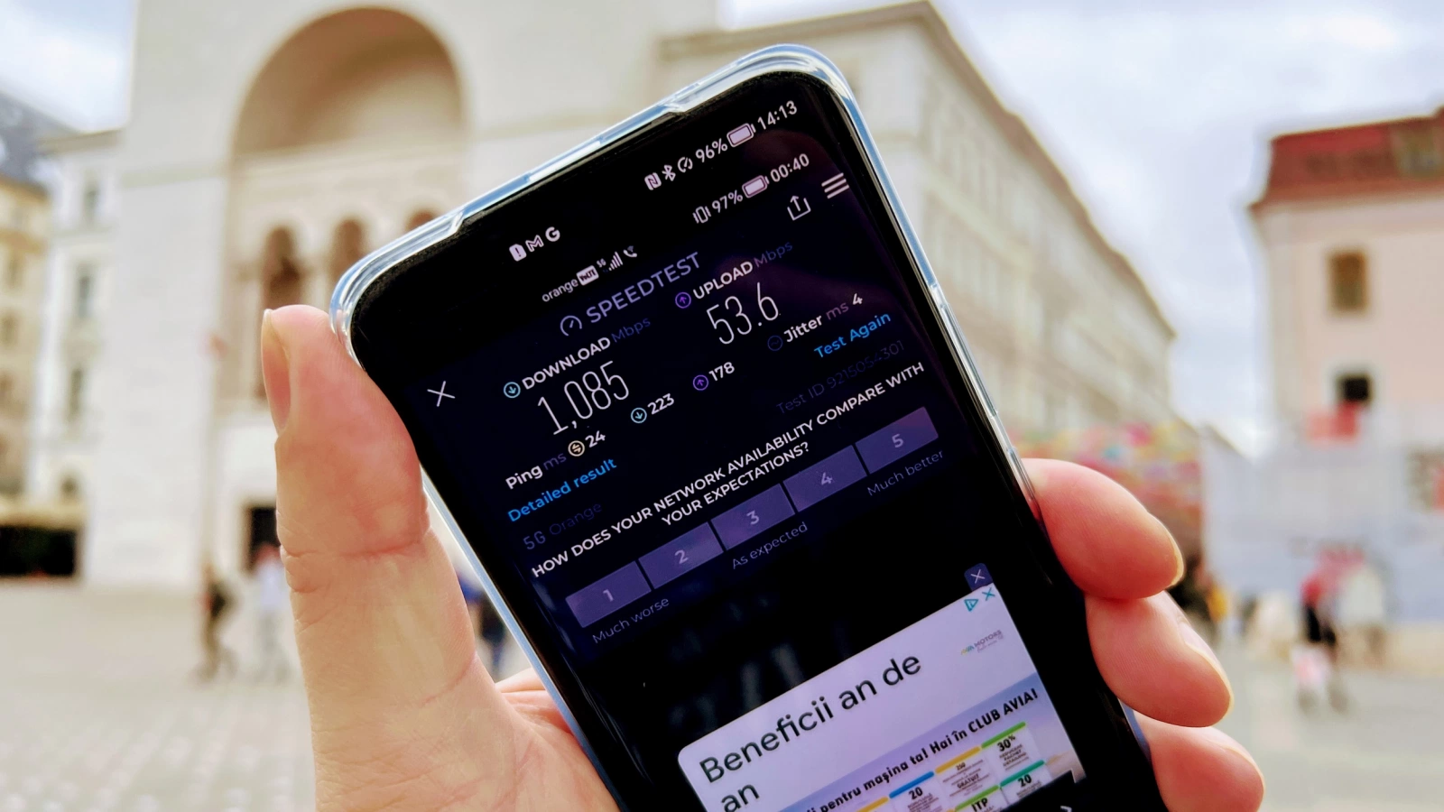 Cine e fruncea la 5G Orange România? Bucureşti versus Timişoara în bătălia pentru 1 Gbps!