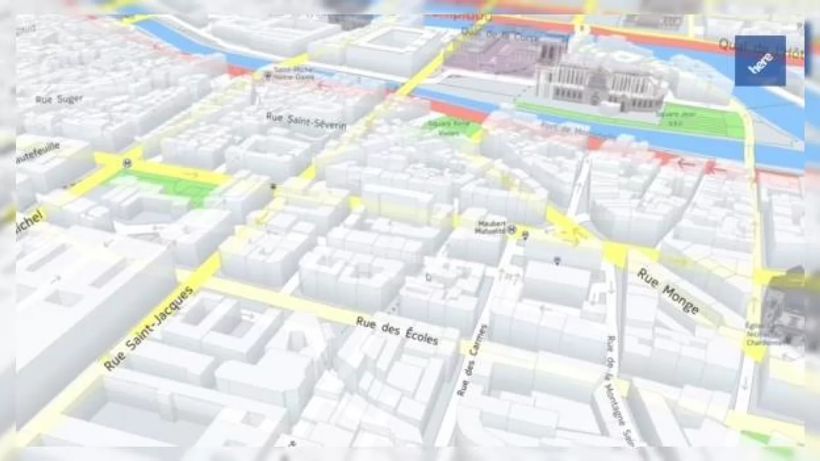HERE Maps primește un nou design, prezentat pe un terminal care aduce cu un Lumia, dar cu butoane inedited (Video)
