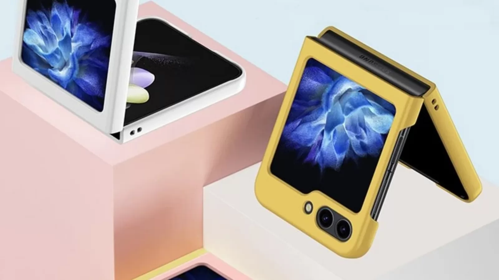 Samsung Galaxy Z Flip5 își face apariția în randări de huse colorate; Designul pliabilului cu clapetă e confirmat