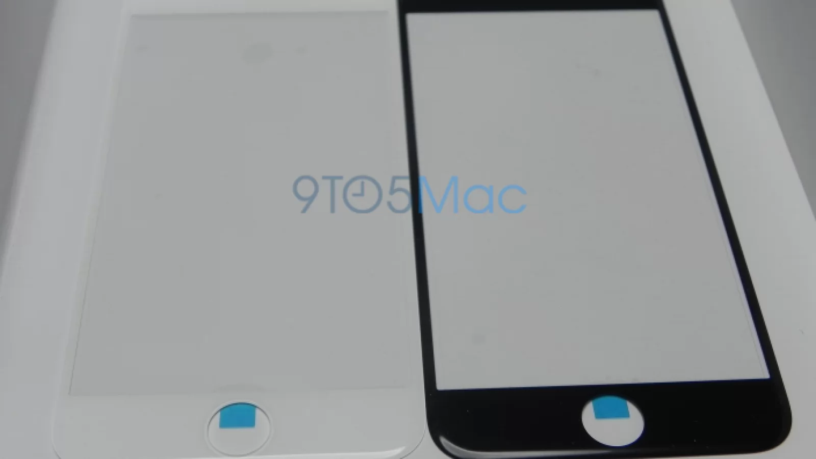 Panoul frontal ce va acoperi display-ul lui iPhone 6 comparat Într-o serie de fotografii cu display-ul de pe iPhone 5