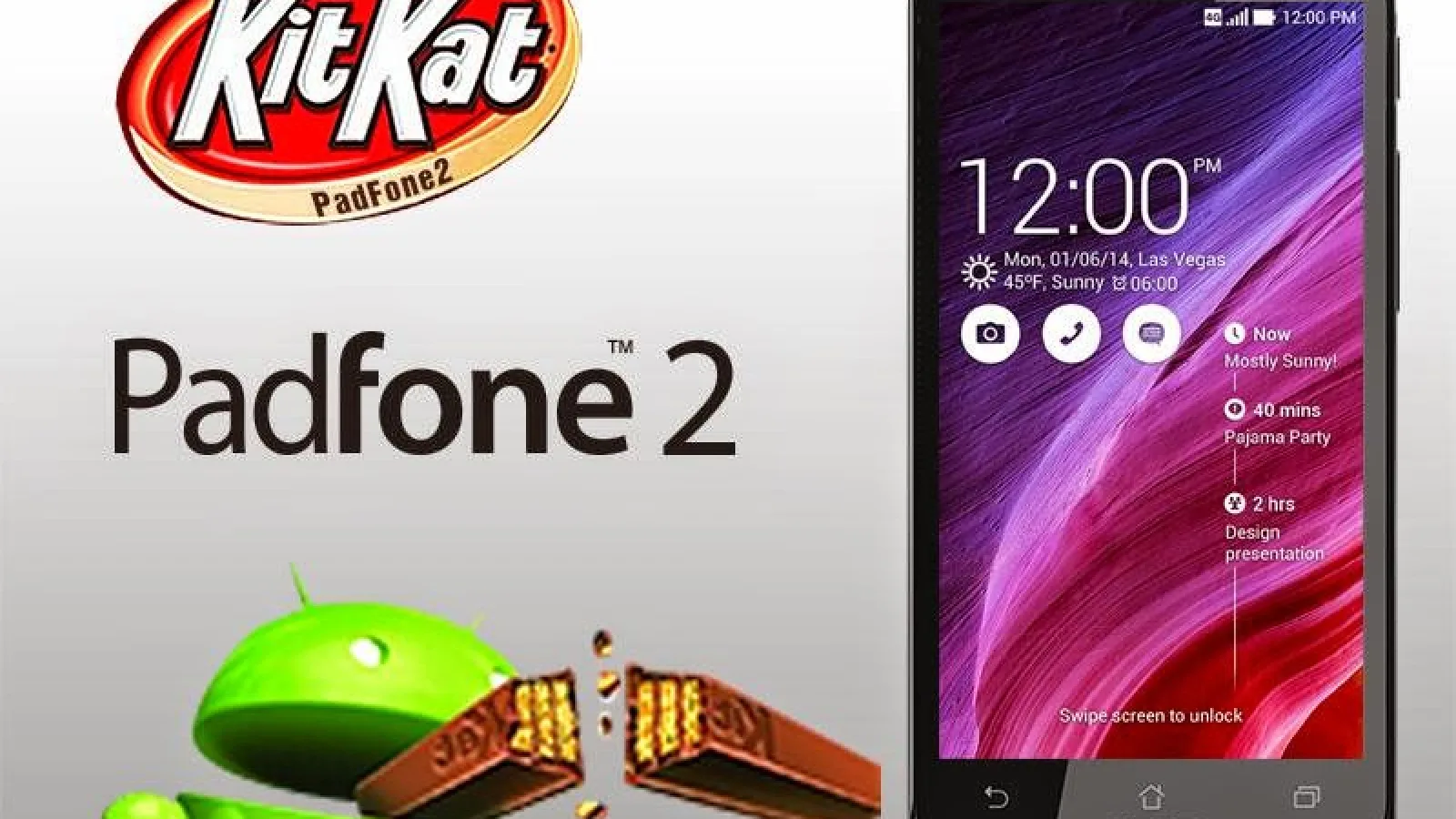 ASUS actualizează PadFone 2 la Android 4.4.2 KitKat, cu Zen UI