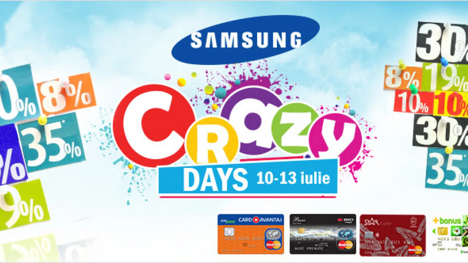 eMAG.ro desfășoara campania de reduceri Samsung Crazy Days În perioada 10 - 23 iulie; discounturi de până la 300 lei