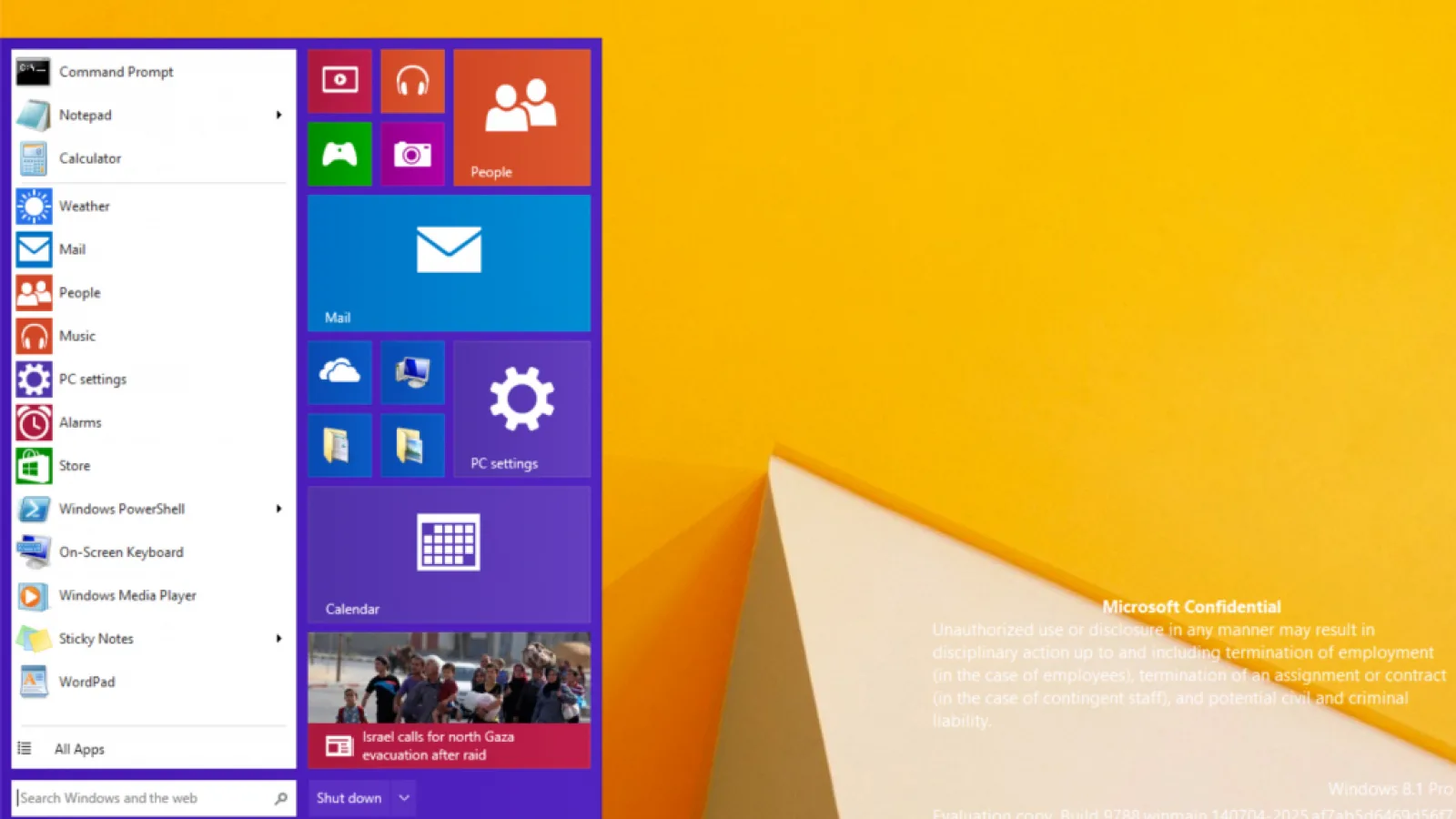 Cel mai nou leak Windows (build 9788) ne prezintă Întoarcerea meniului Start