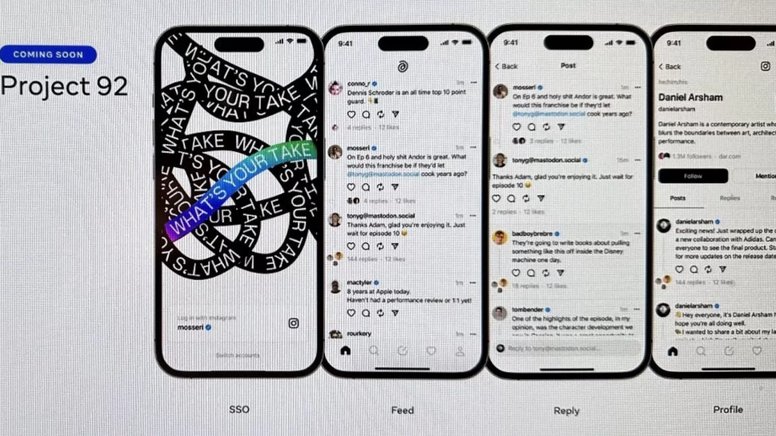 Rivalul lui Twitter de la Meta se dezvăluie în capturi de ecran; Ce are special Threads/Project 92?