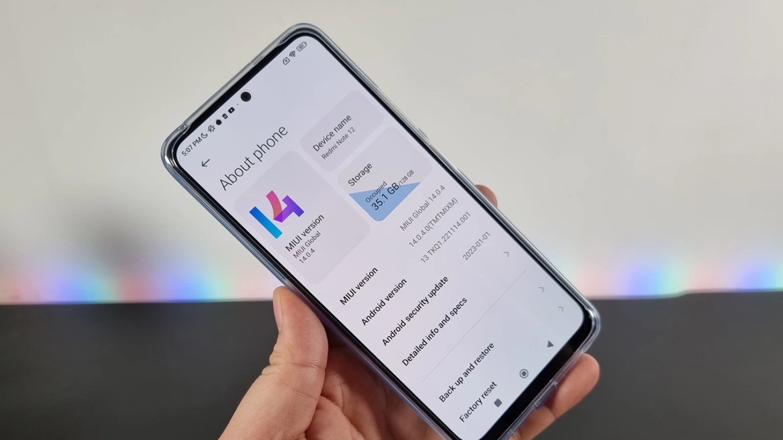 Redmi Note 12 4G: OS, UI și aplicații cu MIUI 13 aplicat peste Android 12, experiență de utilizare familiară, intuitivă