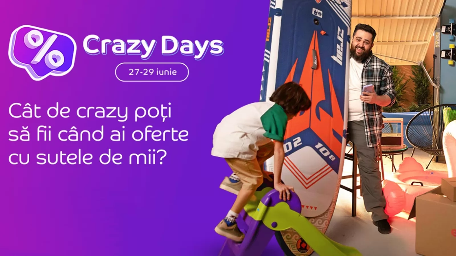Crazy Days a început la eMAG, cu oferte bune în perioada 27-29 iunie: Laptopuri, smartphone-uri, accesorii, produse pentru casă acum la reducere - Recomandări de achiziție