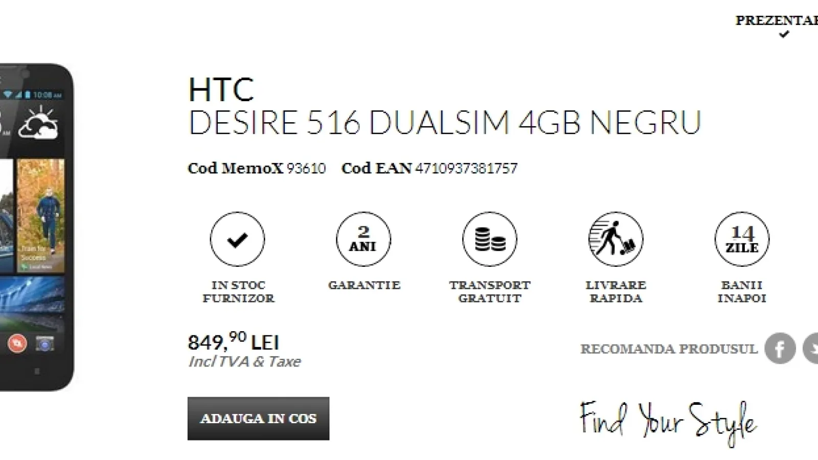 Noi terminale atractive ajung În oferta Quickmobile.ro: HTC Desire 516, Huawei Ascend G630, Nokia Lumia 636 și Sony Xperia T3