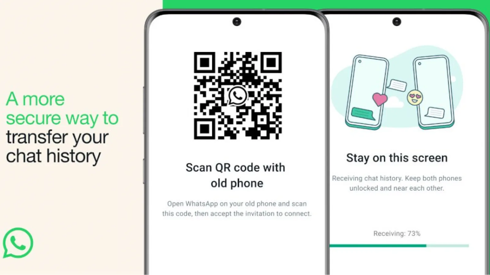 WhatsApp simplifică transferul de chat-uri între dispozitive și permite trimiterea de clipuri HD