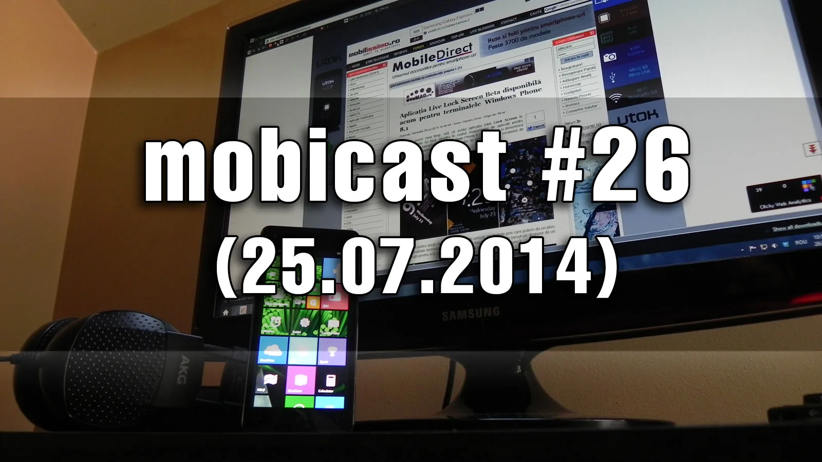 Mobicast 26: Podcast Mobilissimo.ro despre lansarea lui Modern Combat 5, concurs Evolio Quattro 3G, OnePlus One În teste și multe altele (Video)