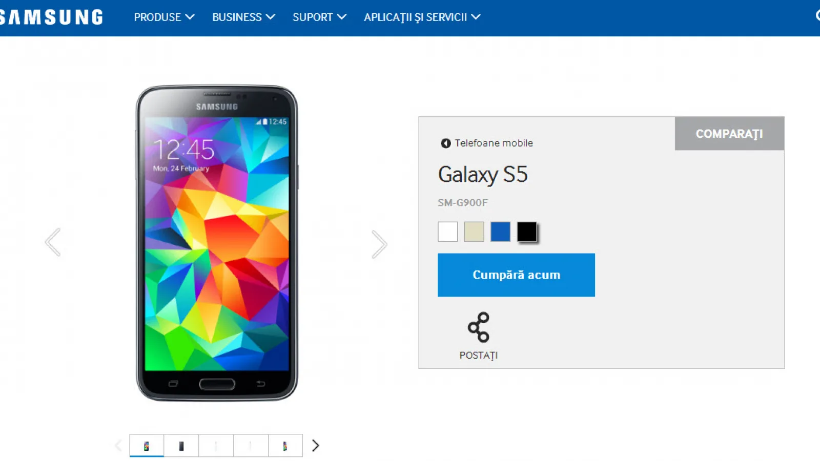 Samsung.com oferă acum opțiunea de a cumpăra produse direct de pe site În Europa (În România Încă nu!)