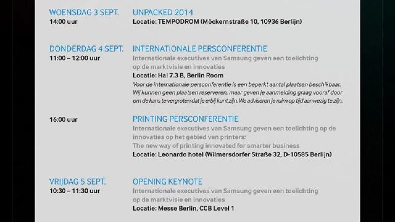 Samsung trimite invitații pentru lansarea lui Galaxy Note 4 de pe 3 septembrie; Evenimentul Unpacked e confirmat!