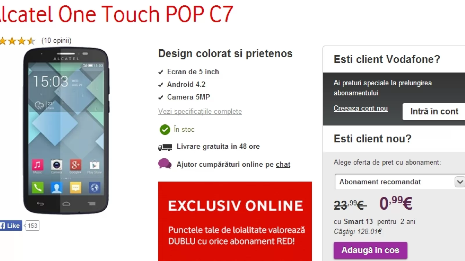 Vodafone oferă telefoane la prețuri speciale În perioda 1-15 august; promoție disponibilă exclusiv online