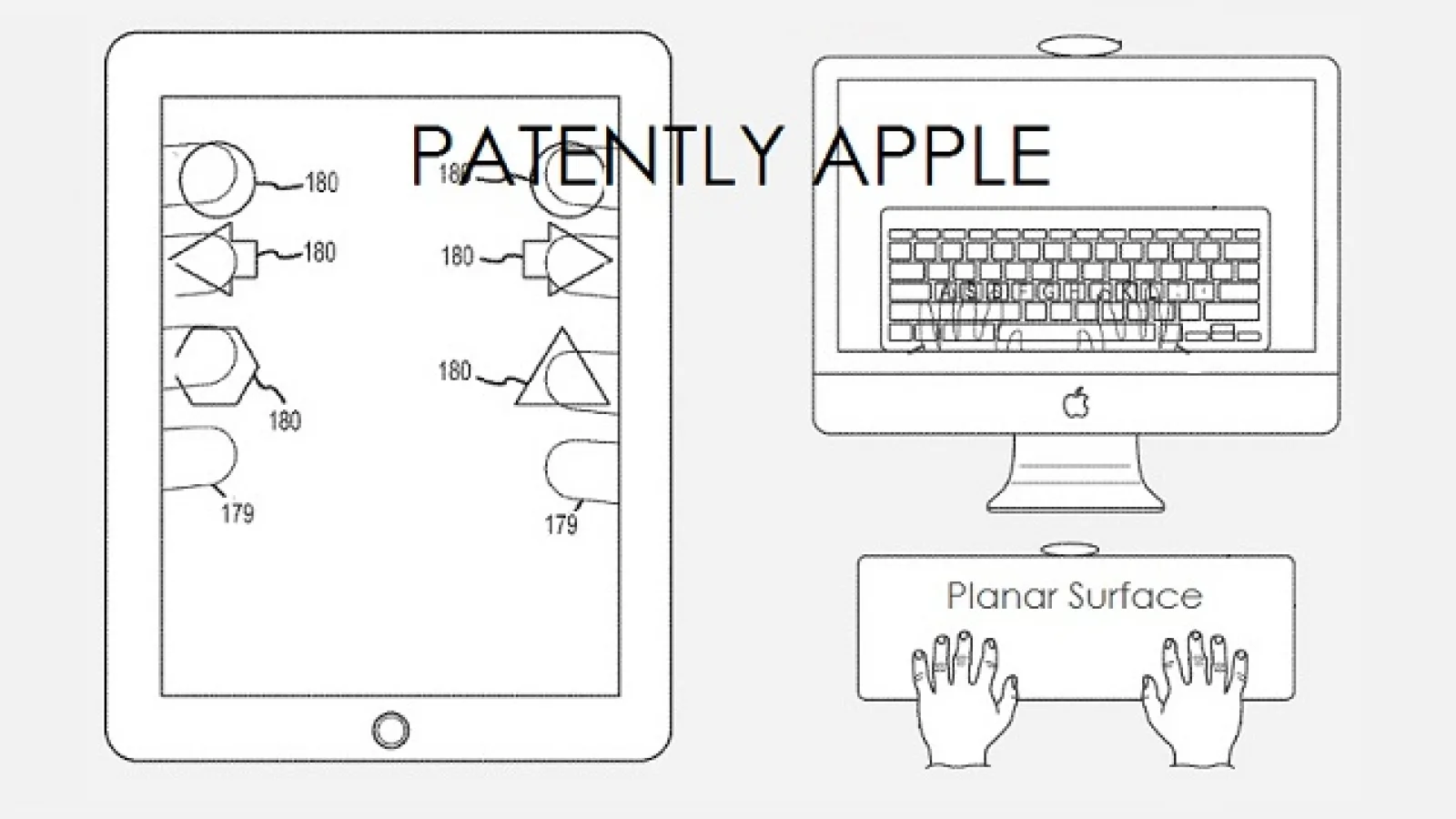 Apple brevetează un sistem de control pentru jocuri integrat În spatele tabletei iPad