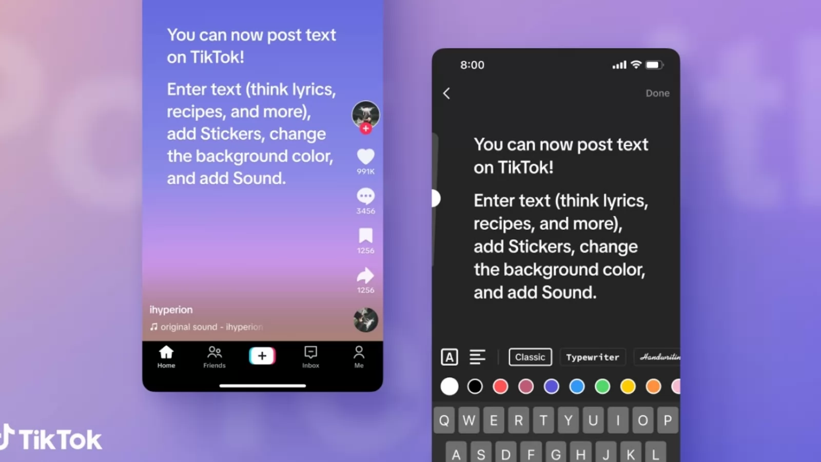 TikTok şi-a făcut propriul "Twitter"; Permite acum postările text