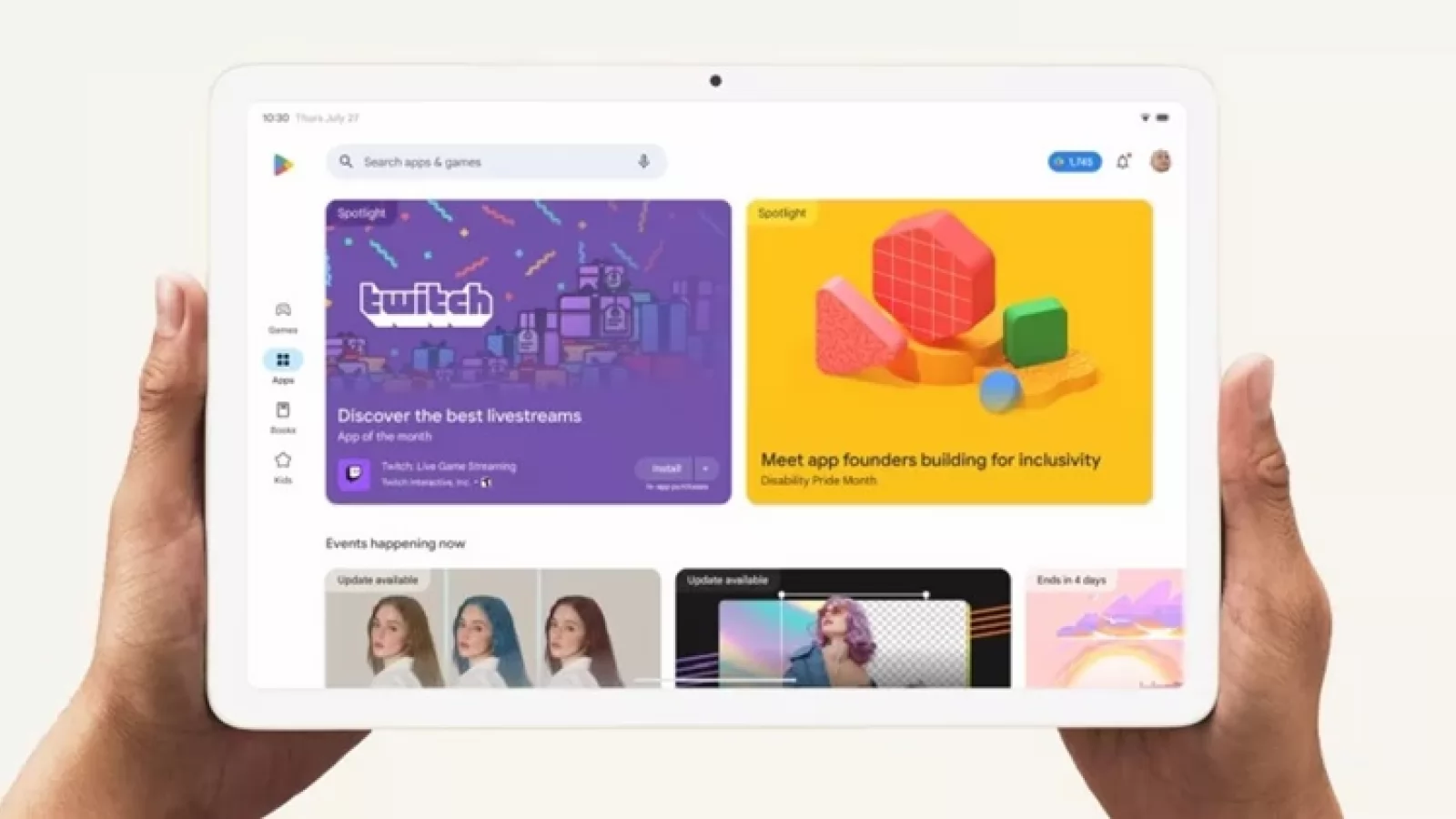 Google a lansat un nou Play Store pentru telefoane pliabile şi tablete