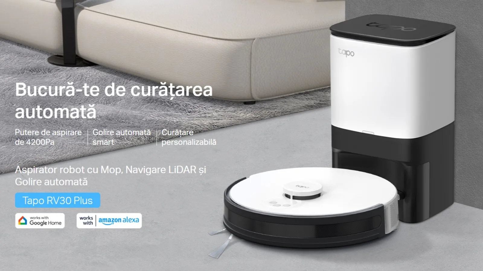 TP-Link are de astăzi și aspiratoare robot în portofoliu; Ce oferă modelele Tapo RV30 și RV30 plus?