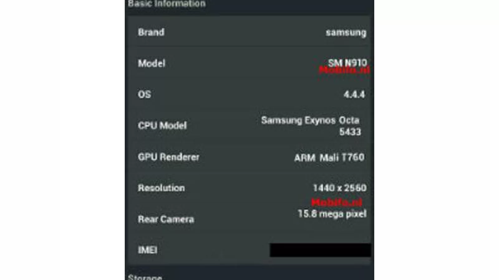Specificațiile lui Samsung Galaxy Note 4 dezvăluite de o scăpare de benchmark AnTuTu