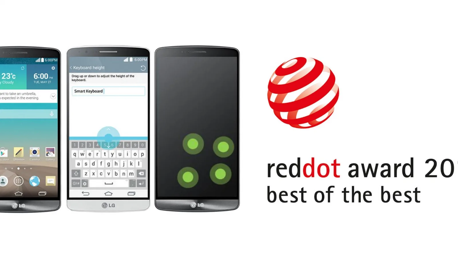 LG primește nu mai puțin de 9 premii Red Dot pentru interfața lui LG G3, Knock Code, webOS pe smart TV și altele
