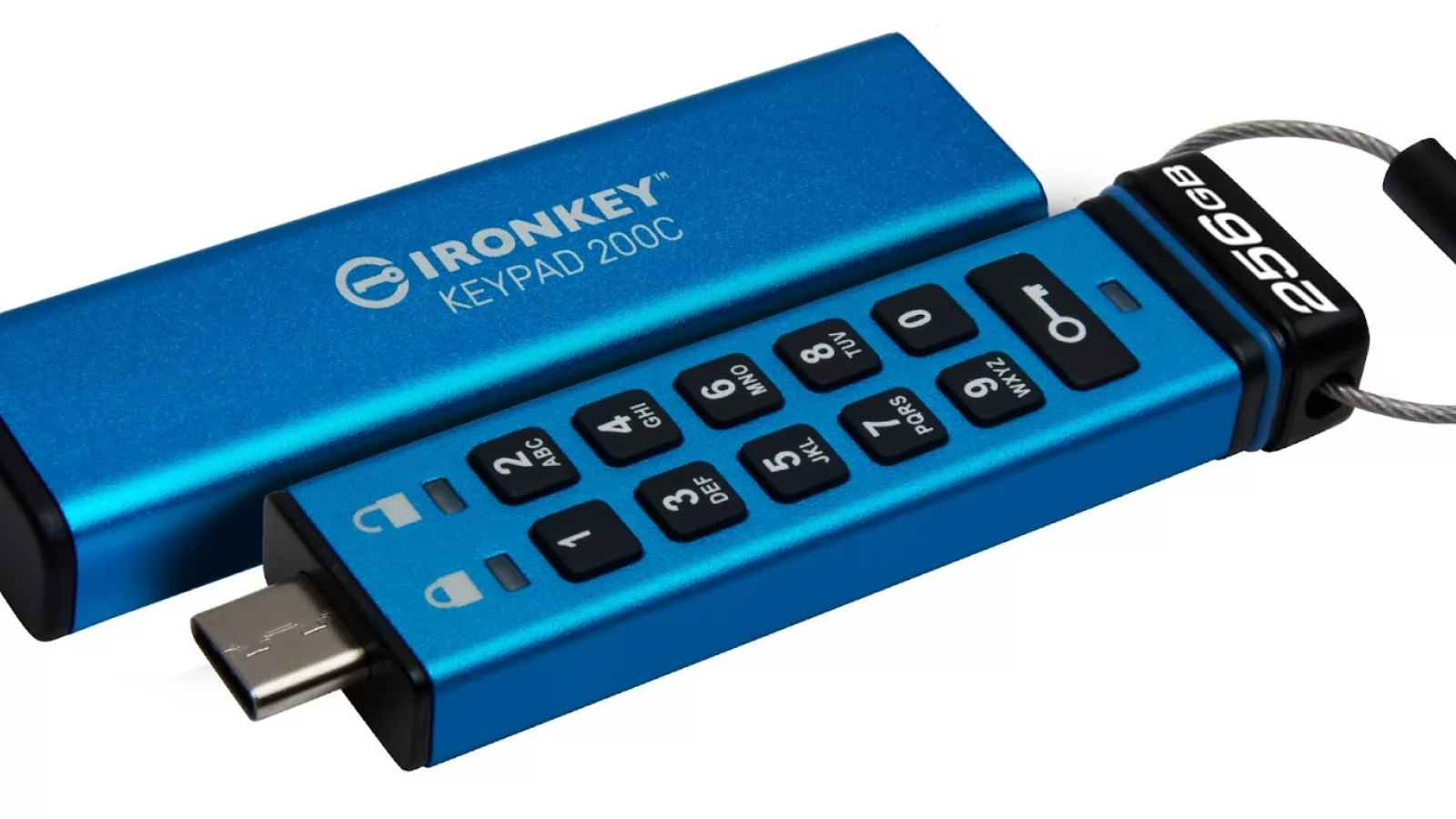 Kingston lansează un stick USB ultra securizat, cu criptare hardware, USB-C - IronKey KeyPad 200C