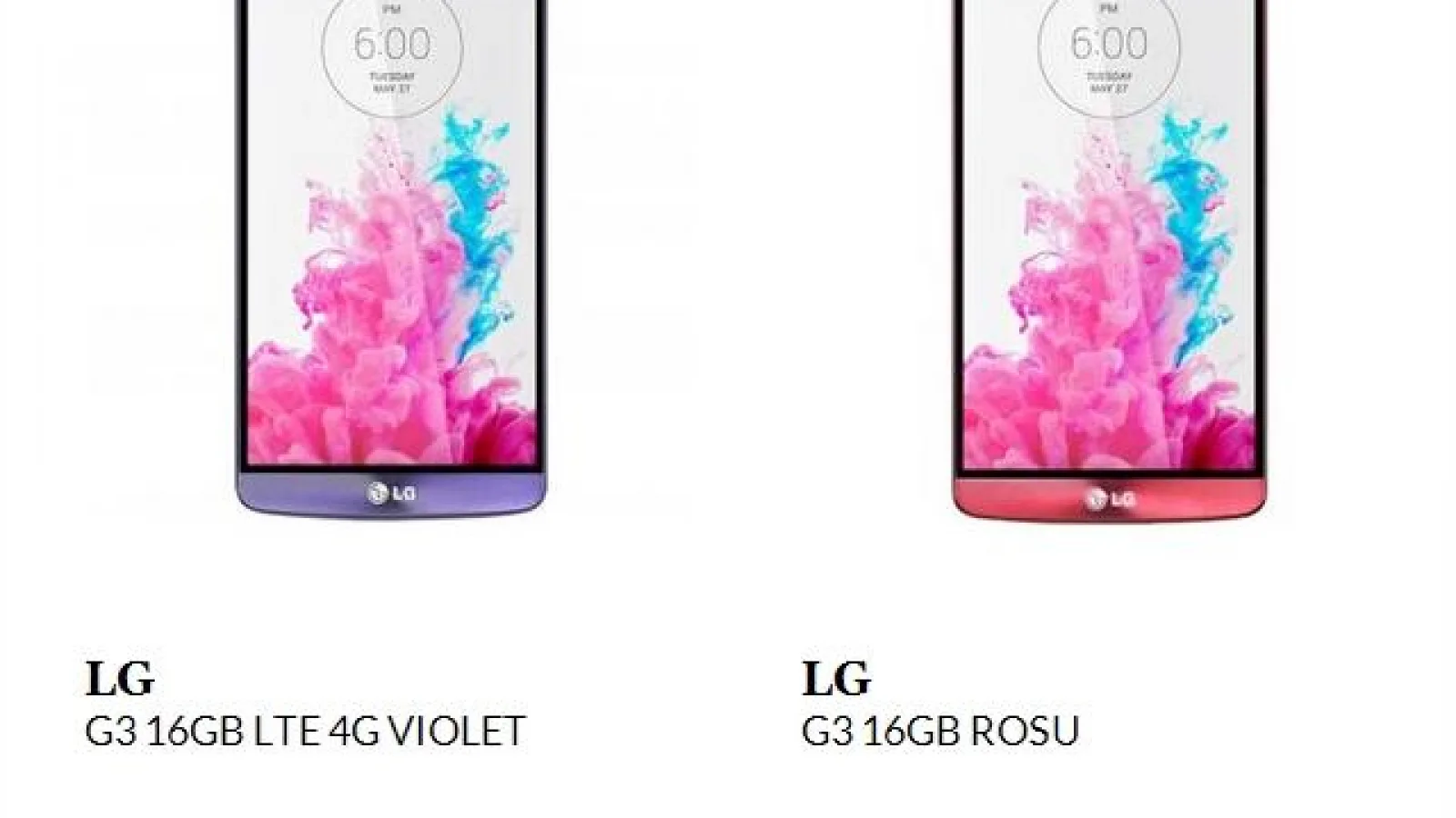 LG G3 disponibil acum pe roșu și violet prin intermediul QuickMobile.ro