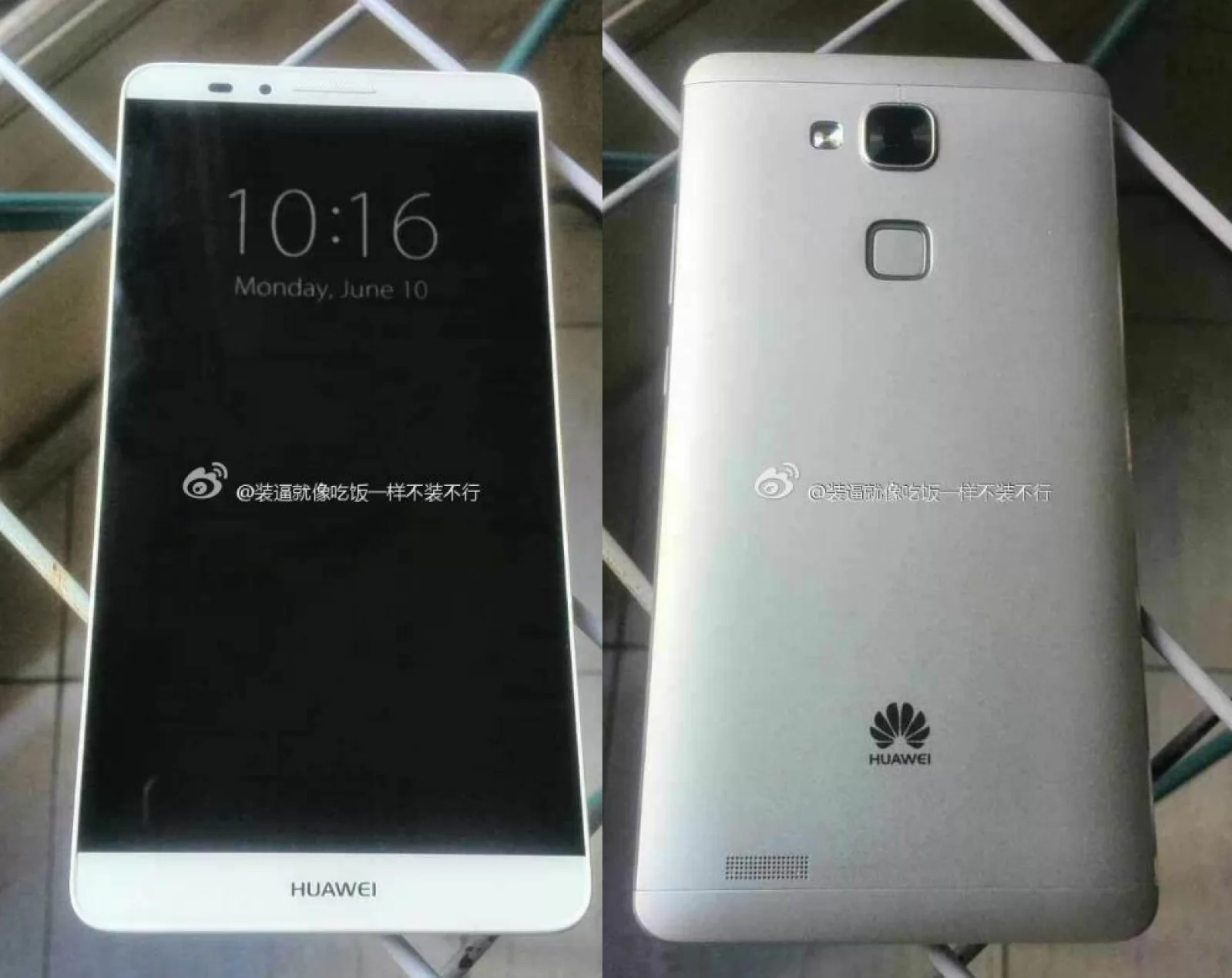Huawei Ascend Mate 7 fotografiat Într-o galerie hands on, confirma prezența unui scanner de amprente la bord