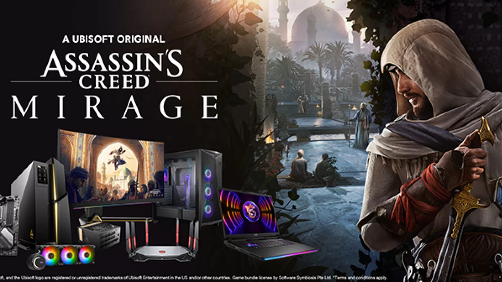 MSI anunță colaborarea proaspăt încheiată cu UBISOFT pentru jocul Assassin's Creed Mirage; Cum îl poți obține gratuit?