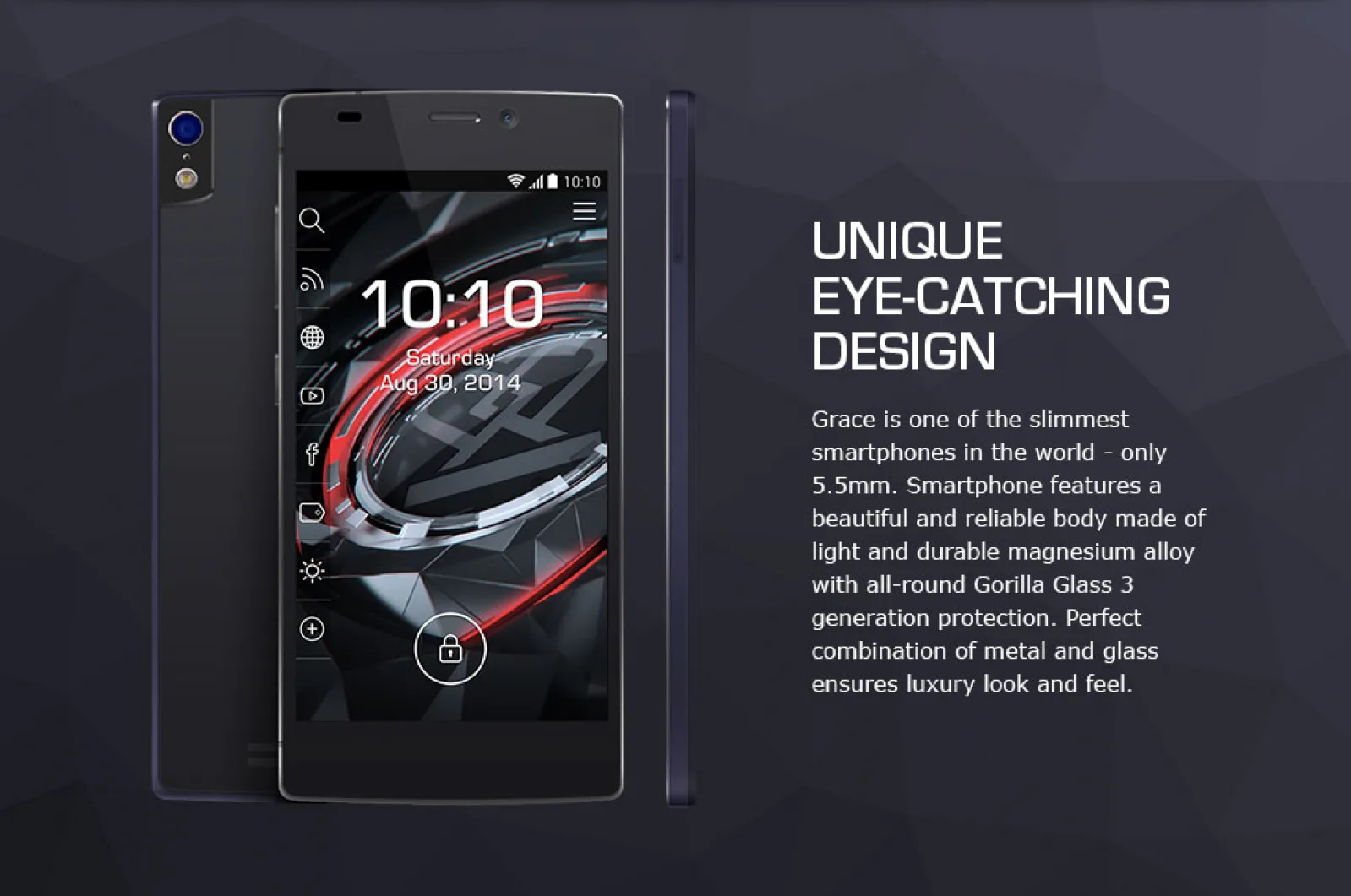 Prestigio Grace, telefon cu grosime de 5.5 mm disponibil la prețul de 299 euro