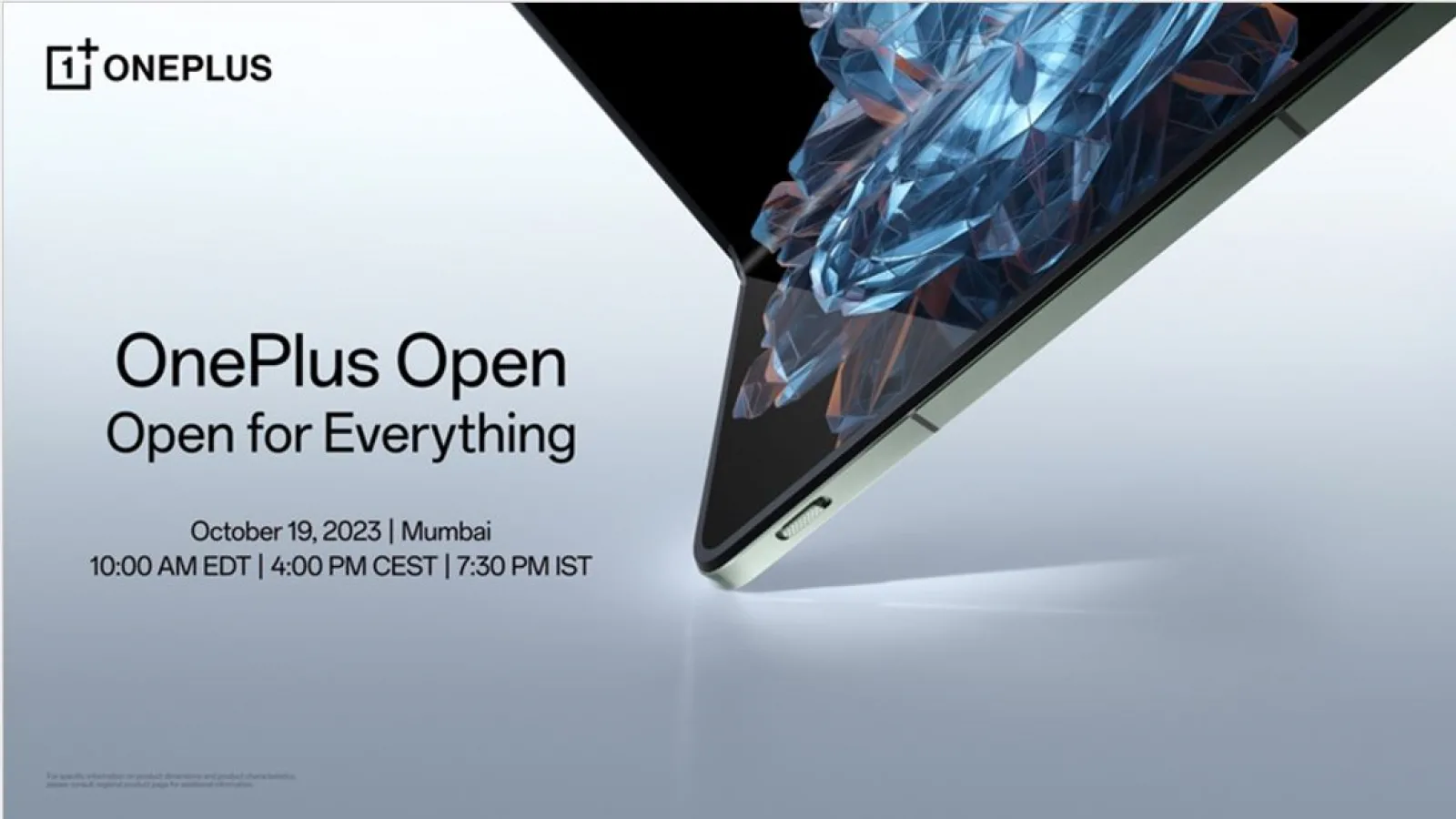 OnePlus Open are confirmat debutul de pe 19 octombrie prin noi materiale teaser