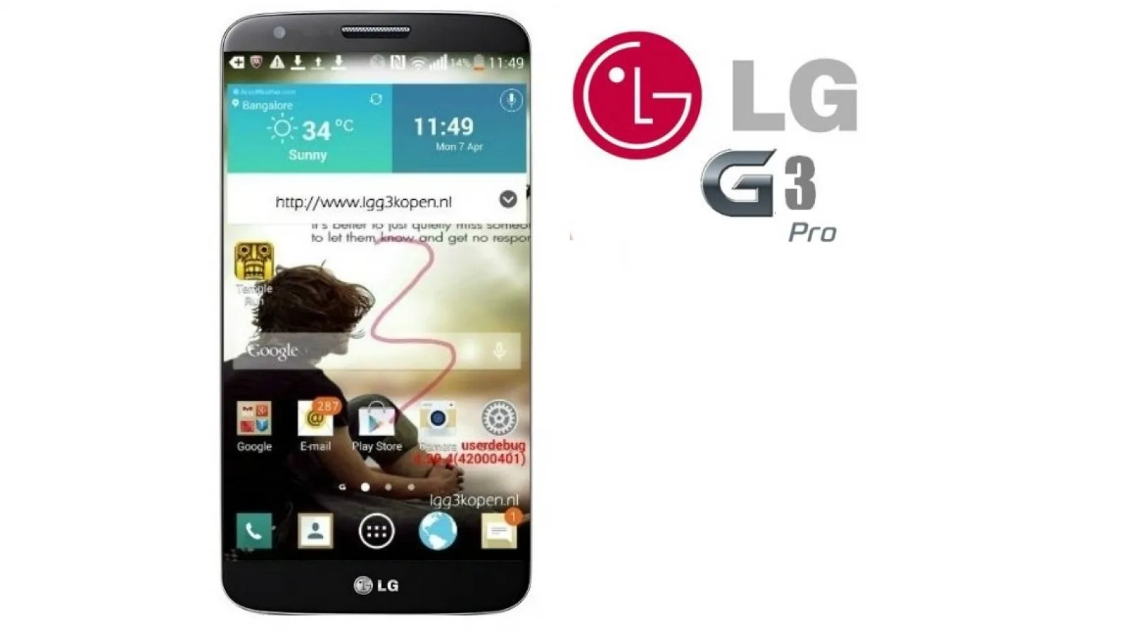 LG G3 Pro ar putea fi un nou phablet LG lansat luna viitoare