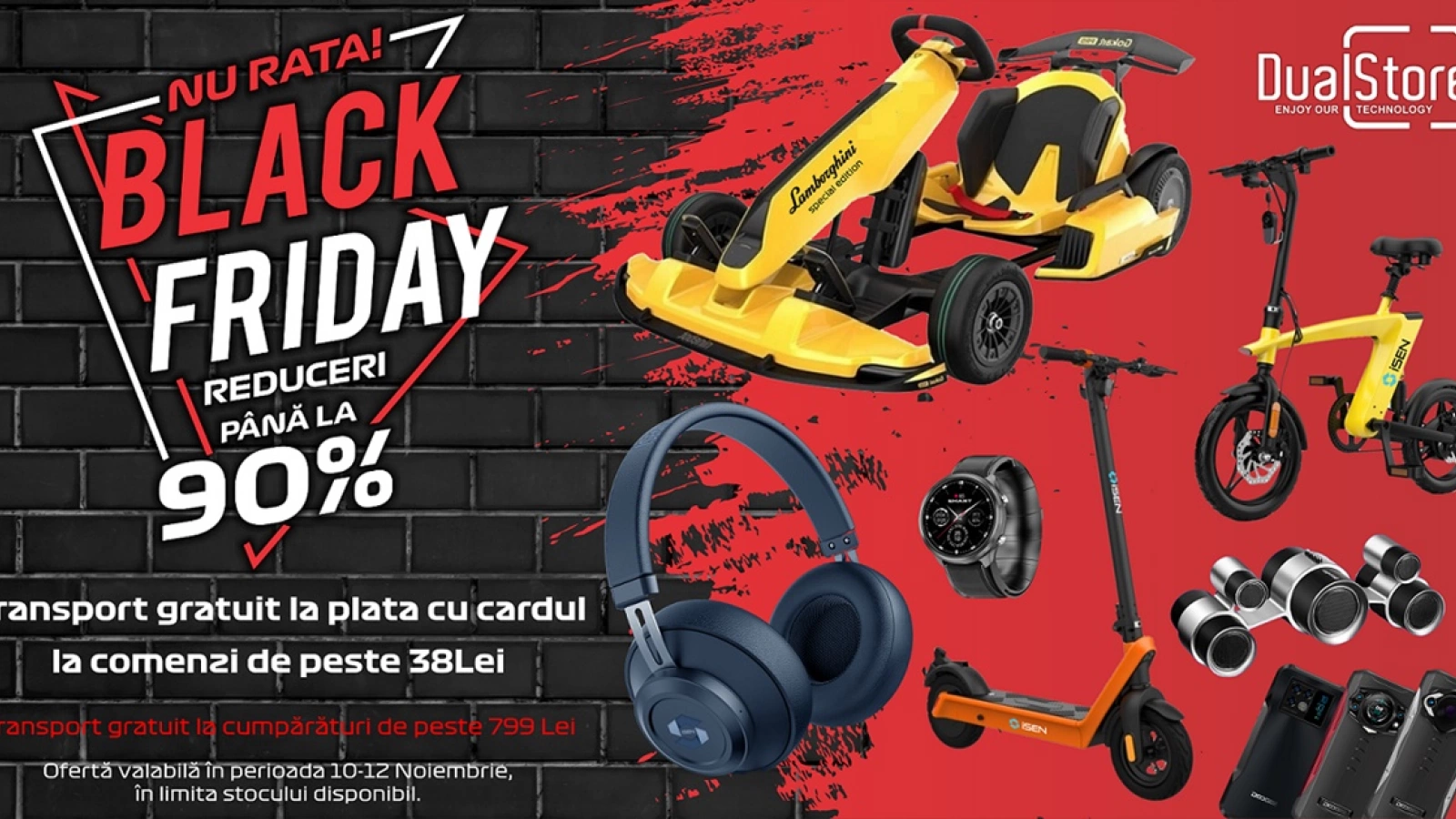 Black Friday 2023 la DualStore începând din 10 noiembrie; Aflăm care sunt produsele vedetă!