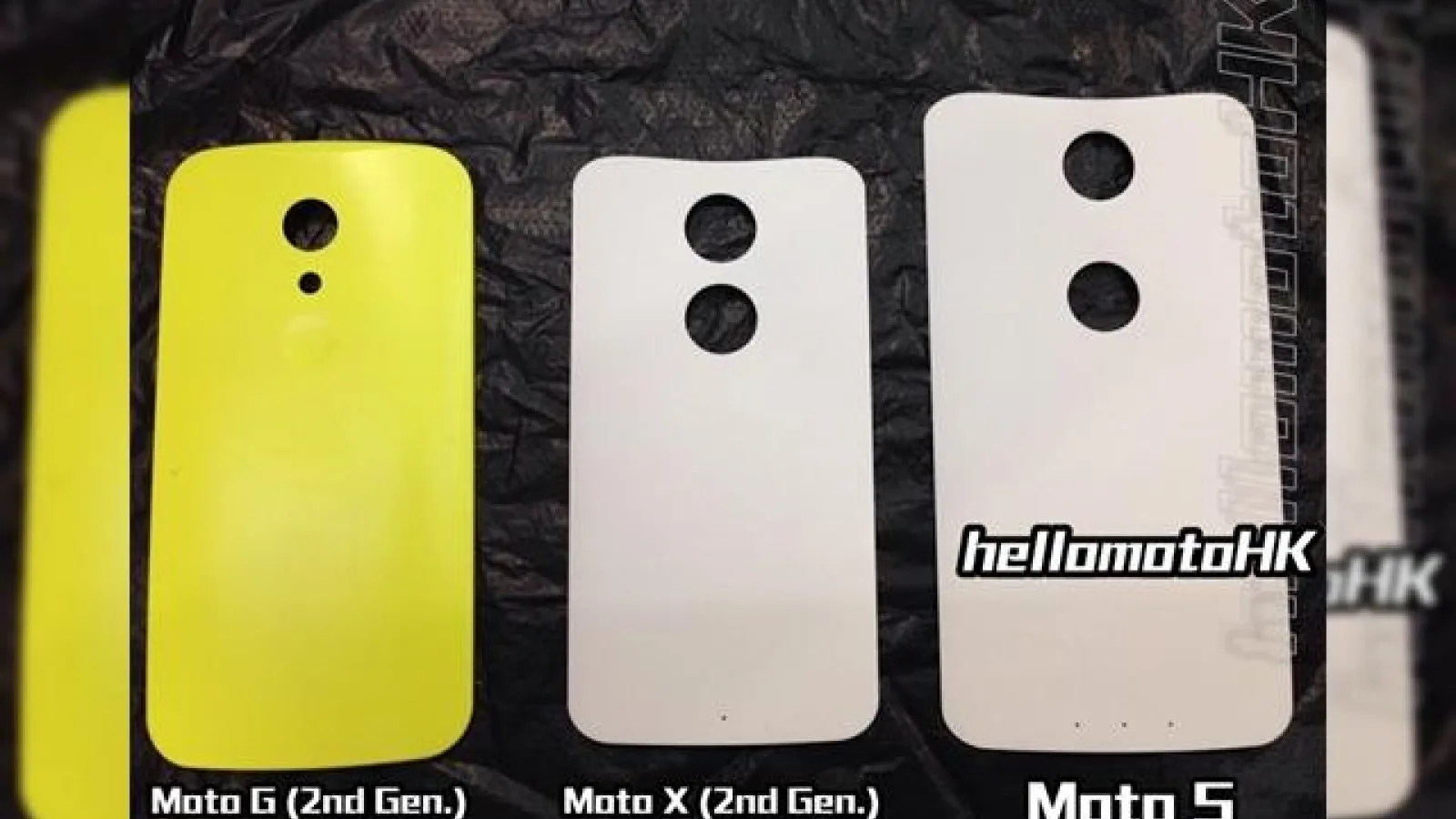 Panoul spate a lui Motorola Moto S este comparat cu cel de pe noile Moto G, respectiv Moto X