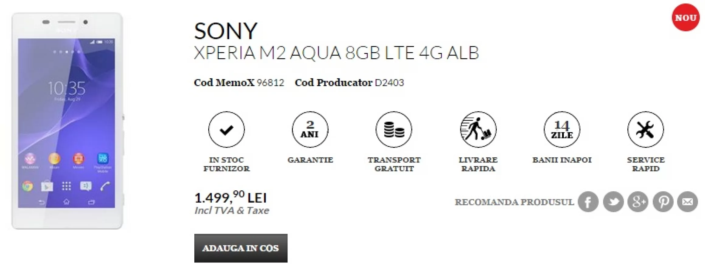 QuickMobile.ro aduce noi telefoane atractive În stoc; Meizu MX3, Sony Xperia M2 Aqua și multe altele