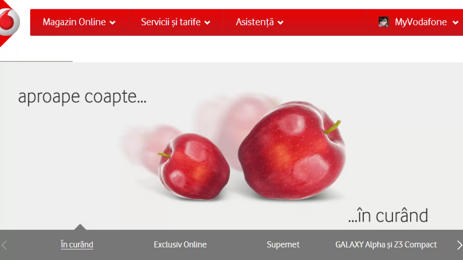 "Aproape coapte..."; iPhone 6 Într-un teaser sugestiv din partea Vodafone România!