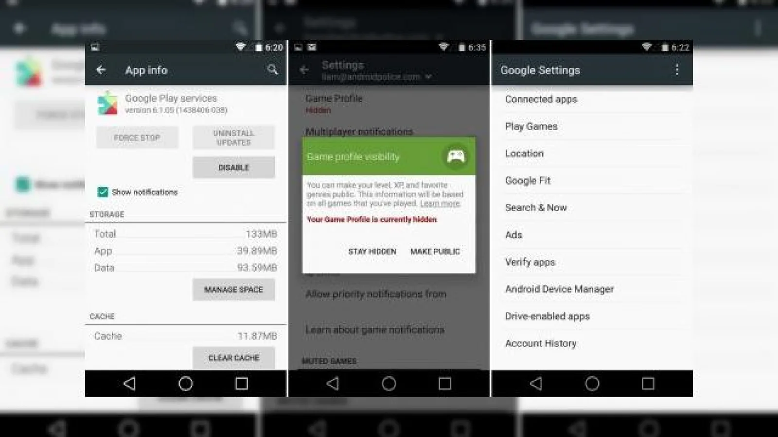 Google Play Services actualizate succesiv; Google Fit Preview lansat, noi elemente de interfață și alte modificări