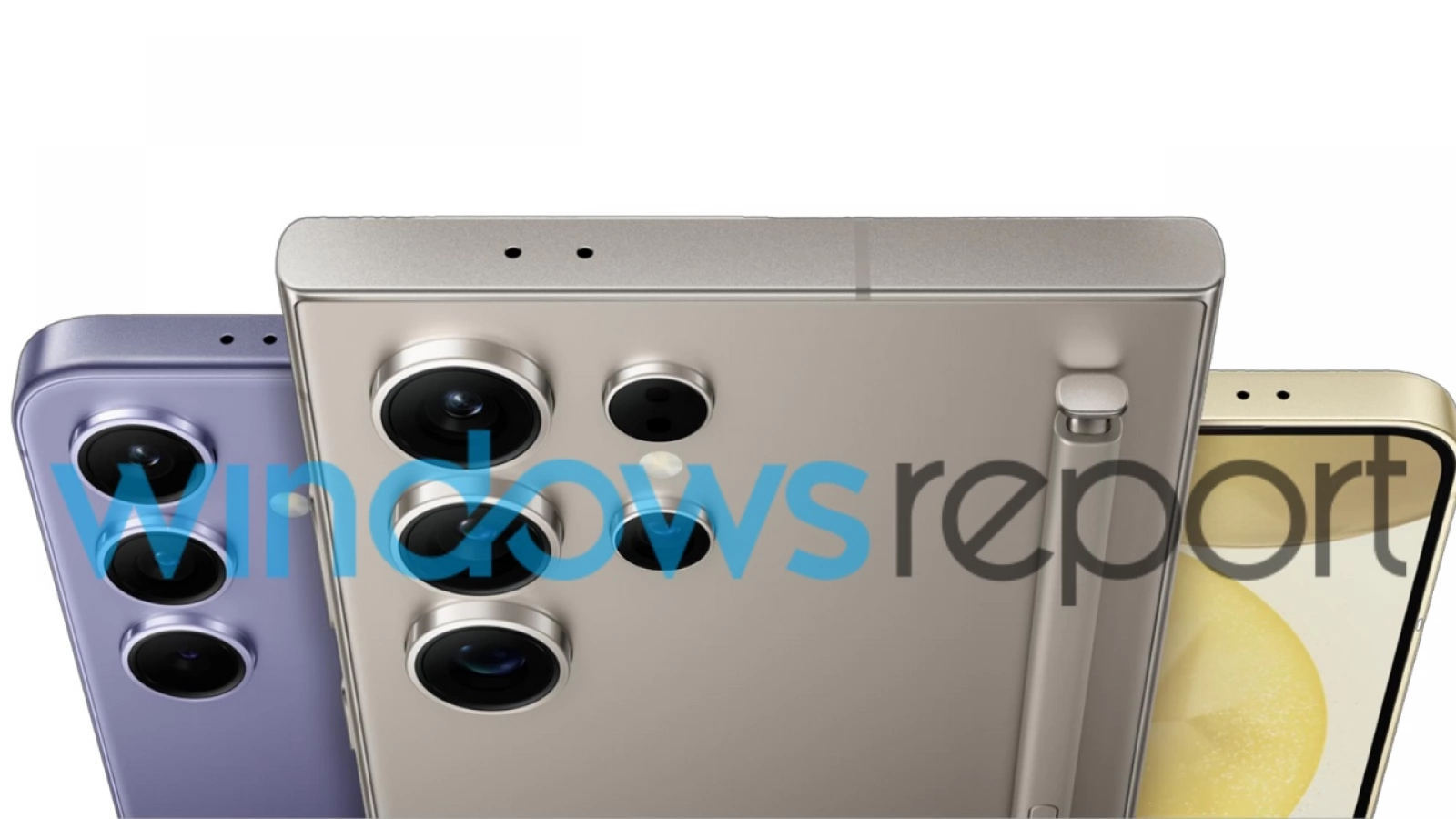 Randări aparent oficiale Galaxy S24 Ultra: Construcție din titan, culori noi și adio teleobiectiv de 10x
