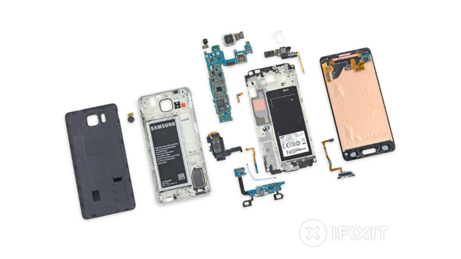 Samsung Galaxy Alpha disecat de iFixit, primește nota 5 pentru ușurința de reparare