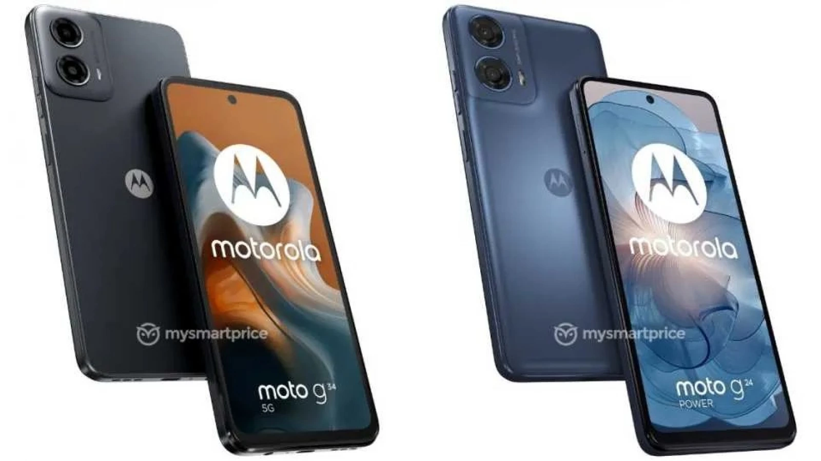 Motorola Moto G24 Power şi Moto G34 apar în imagini în premieră; Au camere de 50 MP