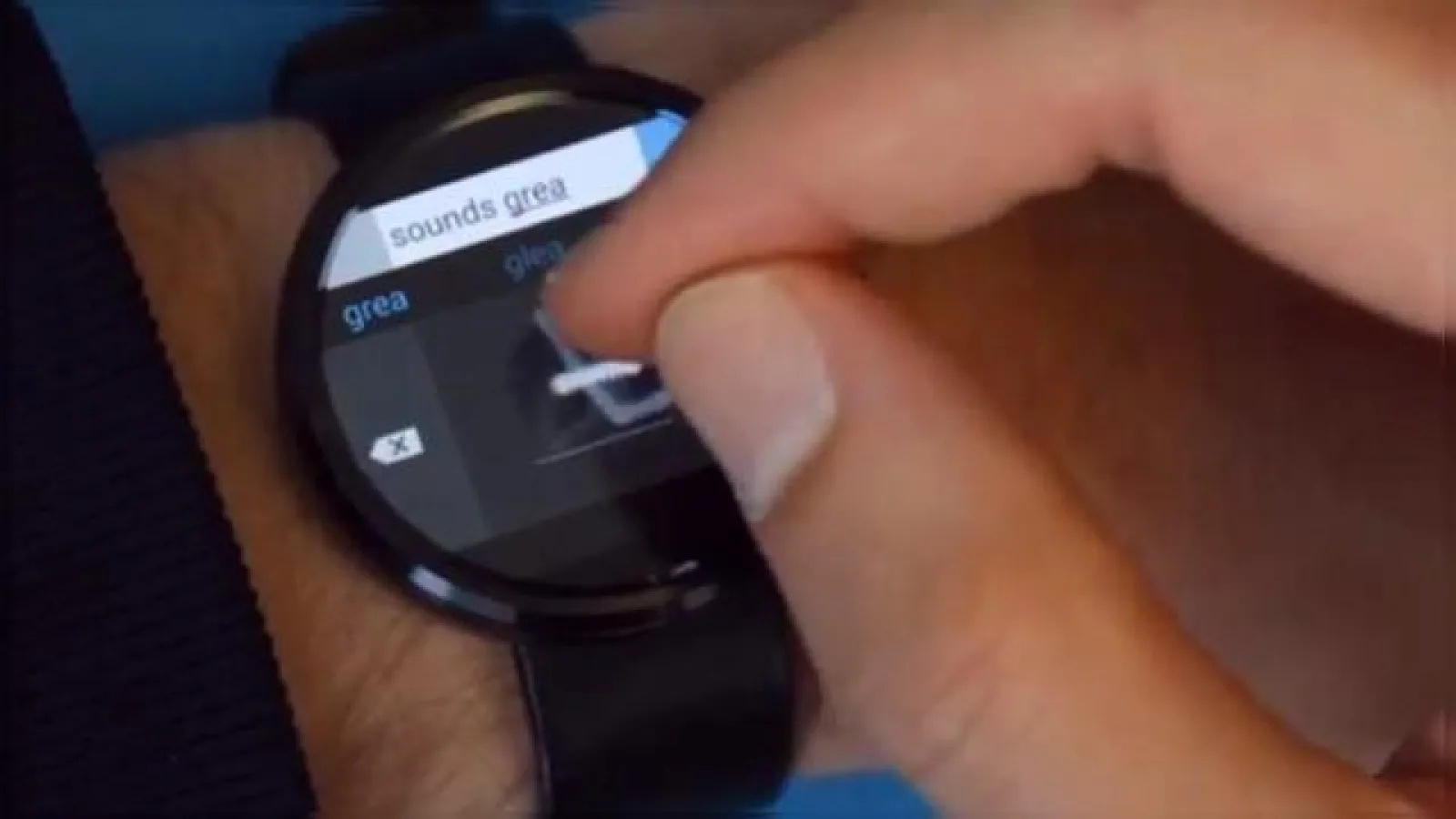 Microsoft prezintă o tastatură specială pentru Android Wear, care va permite să scrieți de mână (Video)