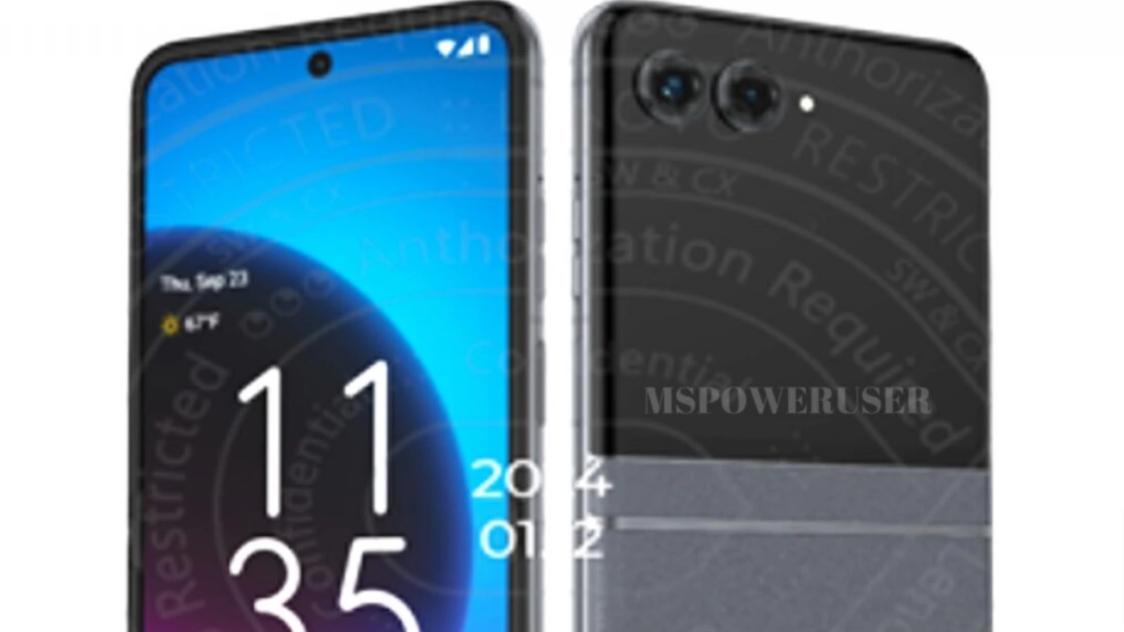 Următorul telefon pliabil Moto RAZR apare în imagini: Moto RAZR Plus 2024