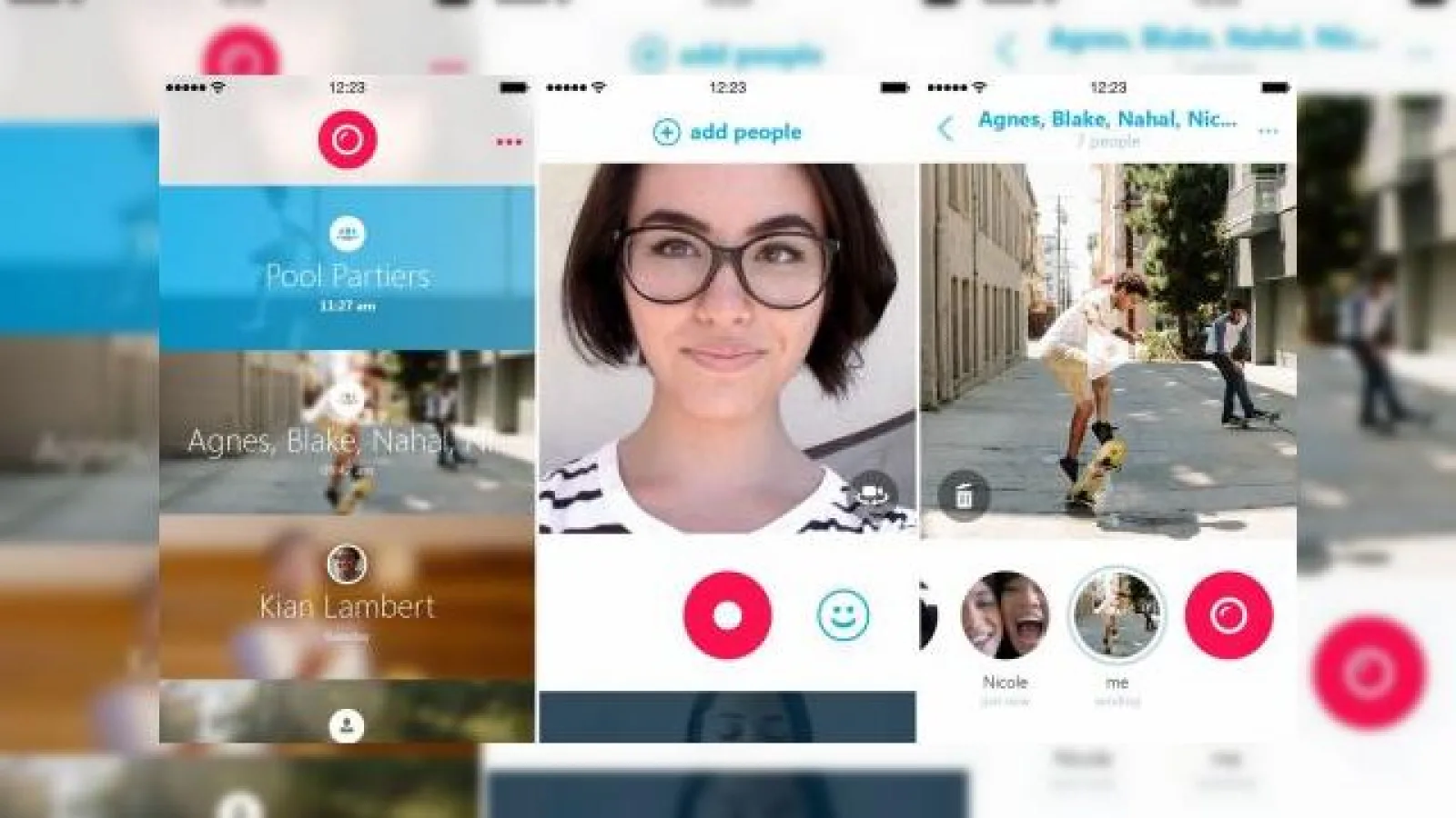 Skype Qik vă păstrează conexiunea cu prietenii de pe Skype și Între apeluri, va permite sa trimiteti scurte mesaje video oricand