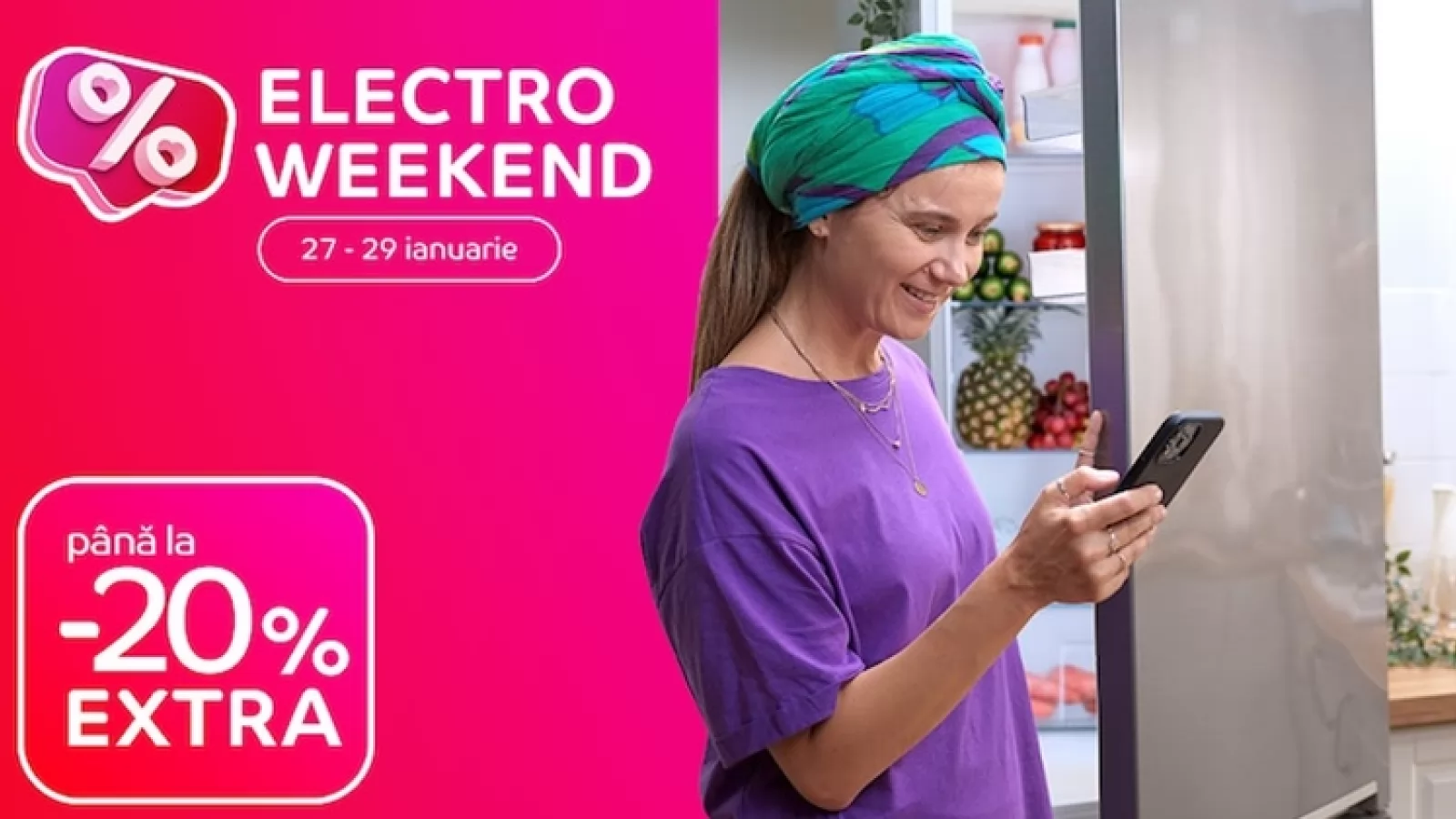 Electro Weekend la eMAG în perioada 27-29 ianuarie, cu televizoare, smartphone-uri, ceasuri inteligente, gadget-uri și electrocasnice reduse bine - Recomandări de achiziție
