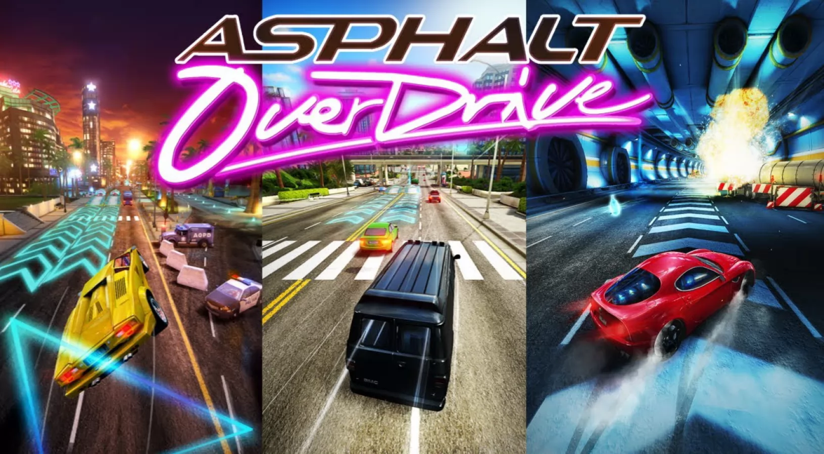 Asphalt Overdrive Review (iPhone 6 Plus): endless runner cu supermasini, repetitiv dar distractiv (Video)