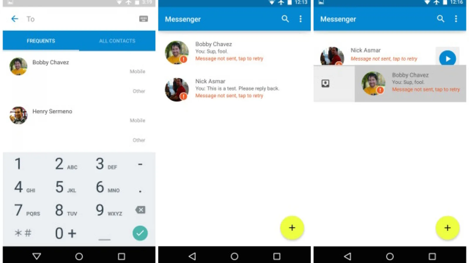 Google Play Music, Messenger și Google Fit se afișează În capturi de ecran pentru Android 5.0 (Descărcați de aici)