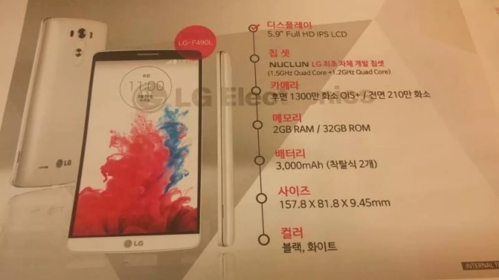 Phablet-ul LG F490L (Liger) Își face apariția În cadrul unei broșuri; vine la pachet cu un procesor LG Odin