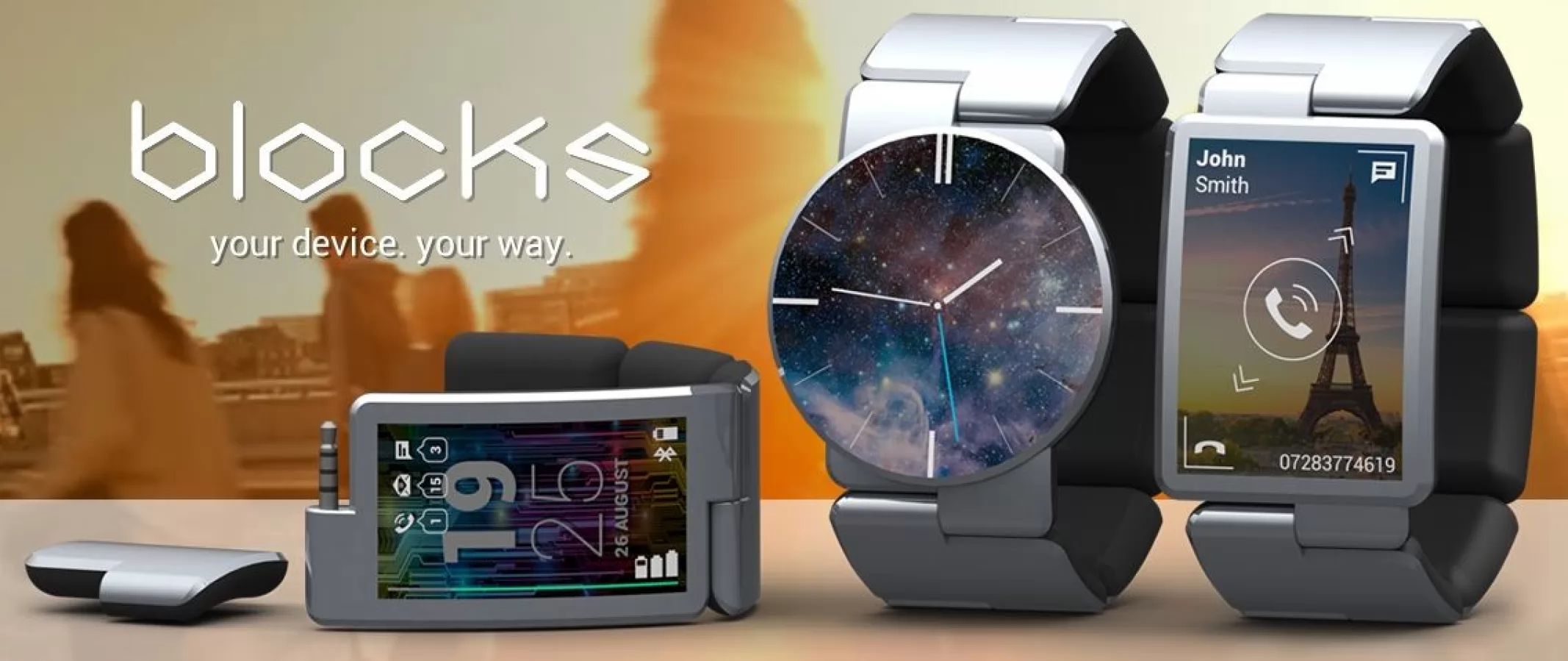 și SmartWatch-urile pot fi modulare ca Project Ara! Proiectul Blocks ne aduce ceasuri personalizabile și arată fantastic! (Video)