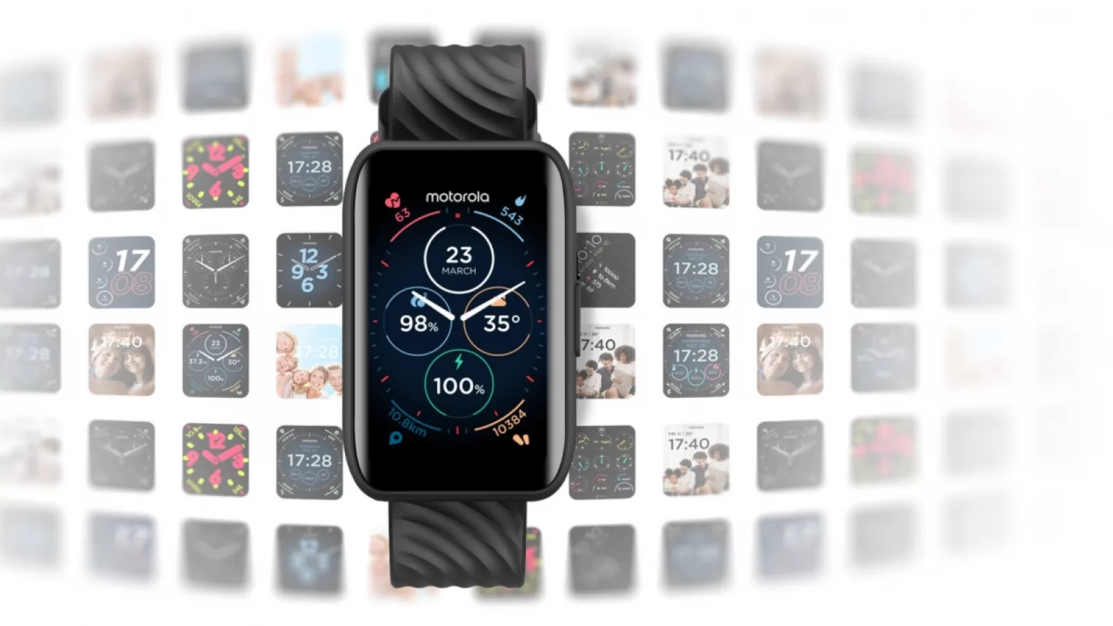 Motorola Moto Watch 40 a debutat: ceas elegant cu ecran curbat LCD de 1.57 inch