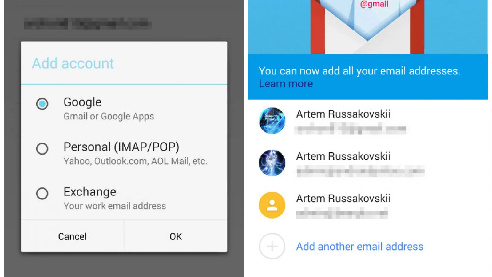 Gmail 5.0 disponibil acum spre download, cu suport Exchange și Material Design