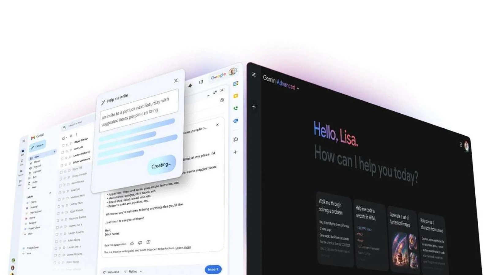Google îți aduce Gemini în Gmail dacă ai abonament Google One AI Premium