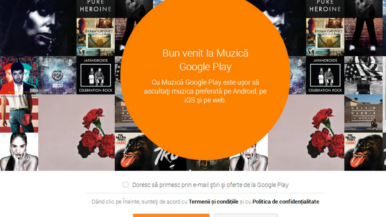 Google Play Music disponibil În România